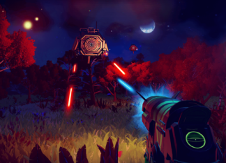 no mans sky shooting gameplay